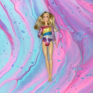 Barbie doll in leotard (as is)